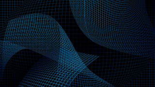 Blue pattern lines curves generative - a pattern of lines free wallpaper