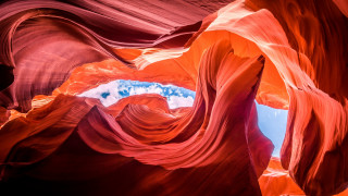 Canyon rock formation sunset cloudy - christo free wallpaper