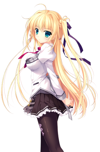 Blonde girl school uniform pantyhose - her hip free wallpaper
