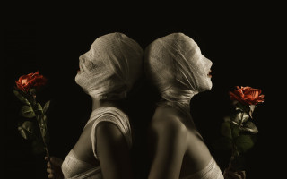 Veil roses surrealist skeleton brooke - brooke shaden free wallpaper