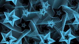 Blue stars generative art starry - buckminster fuller free wallpaper