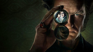 Man magnifying glass illusion poster - a magnifying glass free wallpaper