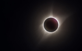 Solar eclipse moon planet sky - a white circle free wallpaper