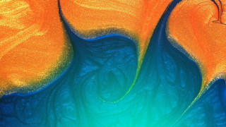 Blue yellow abstract metaphysical detailed - albert irvin free wallpaper