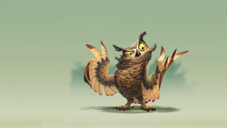 Weird bird open wings sharp - spread wide free wallpaper