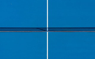 Tennis court net tennis ball - minimal free wallpaper