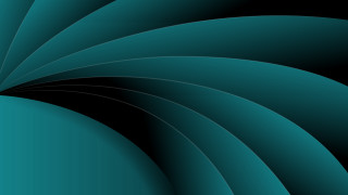 Black teal flower abstract vector - vector curve free wallpaper