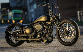 Gold motorcycle puzzle blurry background - gold free wallpaper