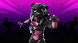 Cartoon bear suit guns night - real life skin free wallpaper