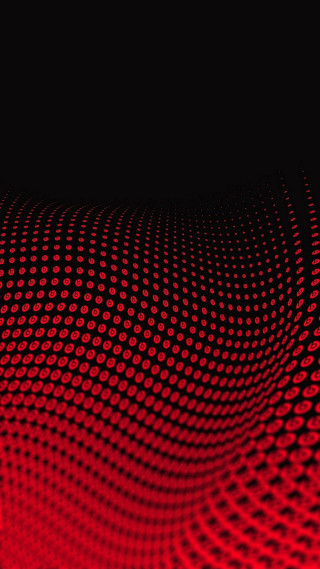 Red black circles dots pattern - bauhau free wallpaper