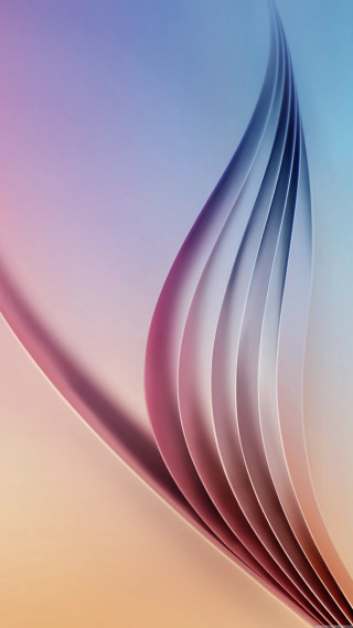 Cellphone curved back pink blue - back side free wallpaper