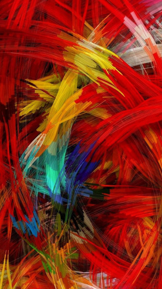 Colorful abstract painting black background 8 - colorful free wallpaper