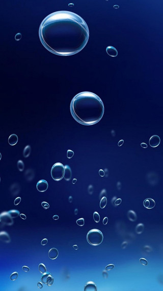 Blue bubbles water underwater solo - neoplasticism free wallpaper