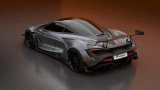 Silver sportscar redstripe sideprofile digital - andrew law free wallpaper