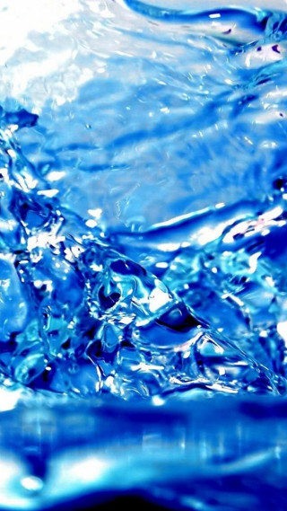 Blue water wave black background - aquirax uno free wallpaper