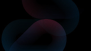 Black background blue red lines - smooth gradient free wallpaper