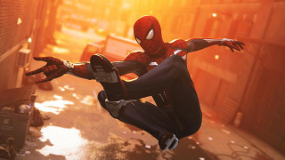 Spiderman city dusk explosion molten - a spider man free wallpaper