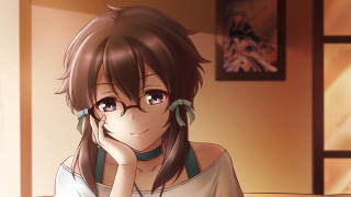Girl brown hair white shirt - brown hair free wallpaper