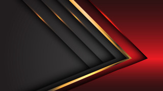 Red black gold stripe bauhaus - bauhau free wallpaper