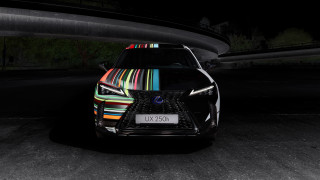 Colorful stripe car night 3d - a parking lot free wallpaper