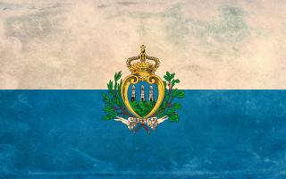 Flag crown ocean waves blue - the middle of the ocean free wallpaper