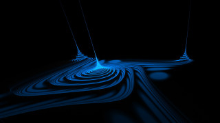 Black background blue swirl volumetric - a blue swirl free wallpaper