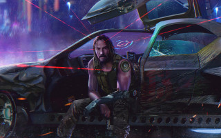 Sci fi man car spaceship - artstation hq free wallpaper
