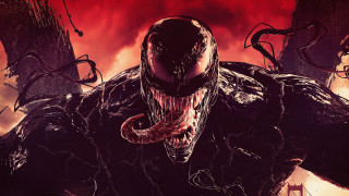 Black suit snake red sky - a black suit free wallpaper