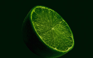 Lime green moon planet bowl - green background free wallpaper