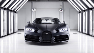 Black bugatti garage white walls 2 - a garage free wallpaper