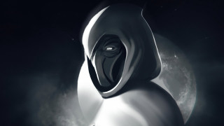 Hoodie moonlight starry night planet - a full moon behind them free wallpaper