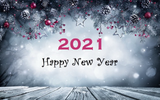 Wooden table christmas tree newyear - a happy new year free wallpaper