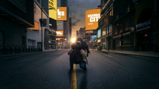 City street night camera pole - brad holland free wallpaper