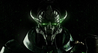 Demonic alien green light sword - a green light free wallpaper