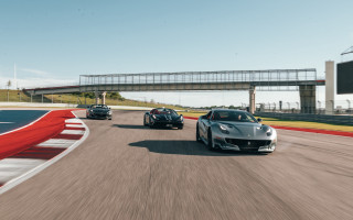 Race track cars bridge sky - near free wallpaper for desktop