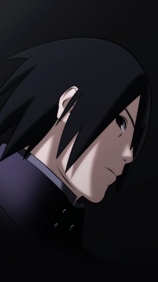 Man black shirt closed eyes - tachisme free wallpaper