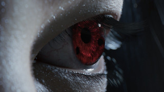 Eye red eyeliner nose ring - a close up of a persons eye free wallpaper