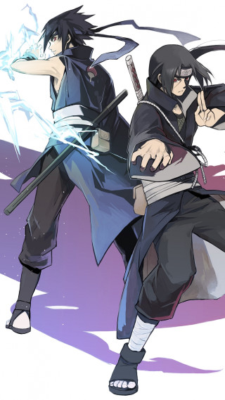 Two people black outfits swords - sword free wallpaper