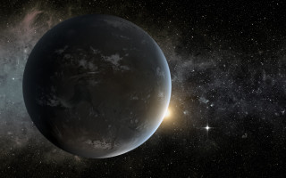 Planet star brightlight space art - planet free wallpaper