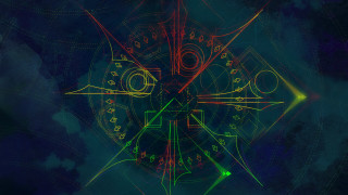 Clock constellation magic girls night - concept art free wallpaper for desktop