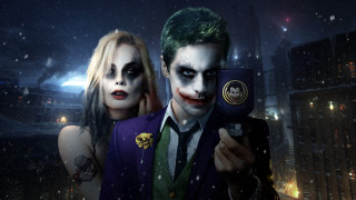 Joker city snow night festival - alexander jansson free wallpaper
