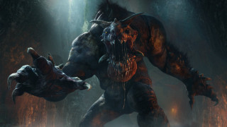 Demonic forest glowing light monster - weta digital free wallpaper
