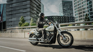 Man motorcycle city tokyo police - a street next free wallpaper