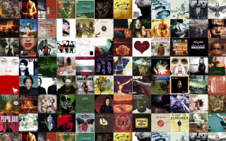 Collage people faces colors sizes 3 - post grunge free wallpaper