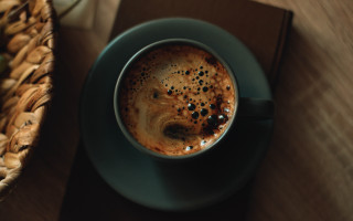 Coffee blueplate cookies basket 3drender - morning free wallpaper