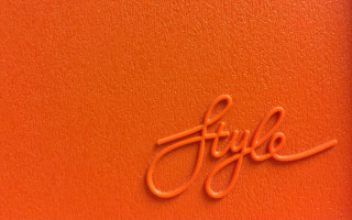Orange wall name typographic galaxy - eric taylor free wallpaper