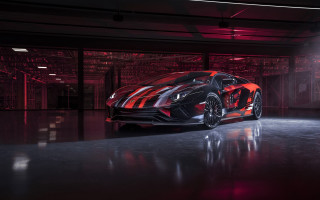 Red black sports car digital - synchromism free wallpaper