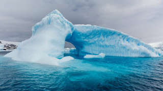Iceberg mountain ocean clouds ecological - the ocean next free wallpaper