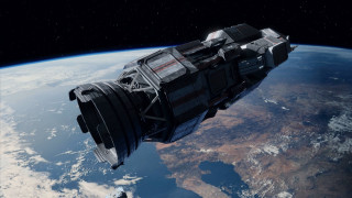 Earth space station aurora moon - a space station free wallpaper