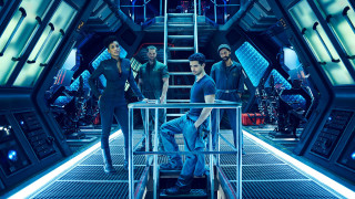Sci fi group table night - a ladder free wallpaper